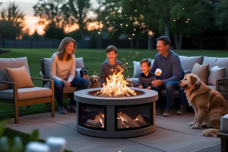 Safest Fire Pits for Families with Kids and Pets