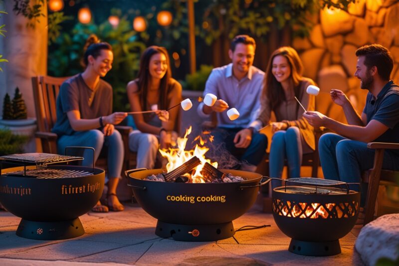 Top-Rated Fire Pits for Cooking: Grills, Skewers, and More