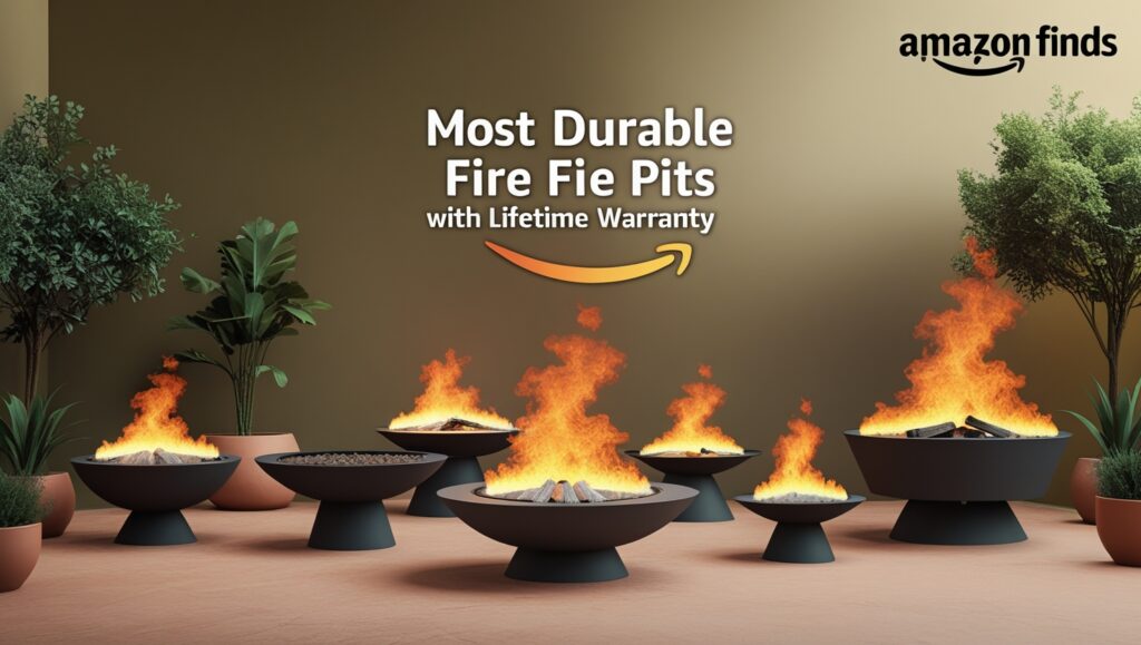 Most Durable Fire Pits with Lifetime Warranty (Amazon Finds)