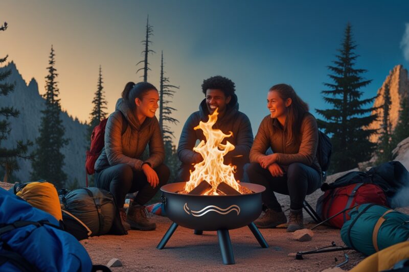 Top Fire Pits for High-Altitude Camping (Windproof Picks)