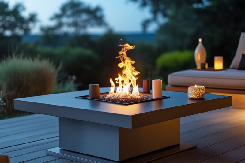 Top Compact Gas Fire Pits That Double as Coffee Tables