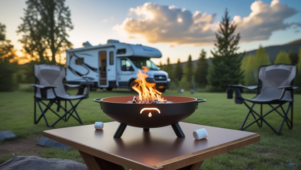 Best Compact Fire Pits That Fit in RV Storage Compartments