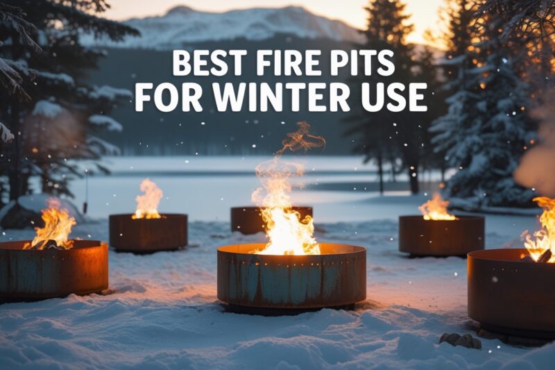 Best Fire Pits for Winter Use (Snow-Resistant Picks)