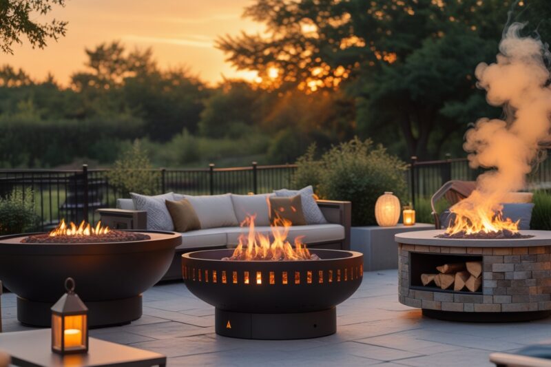 Top Fire Pits with Built-In Storage for Wood or Accessories