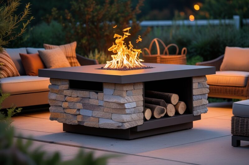 Best Fire Pits with Built-In Log Storage for Convenience