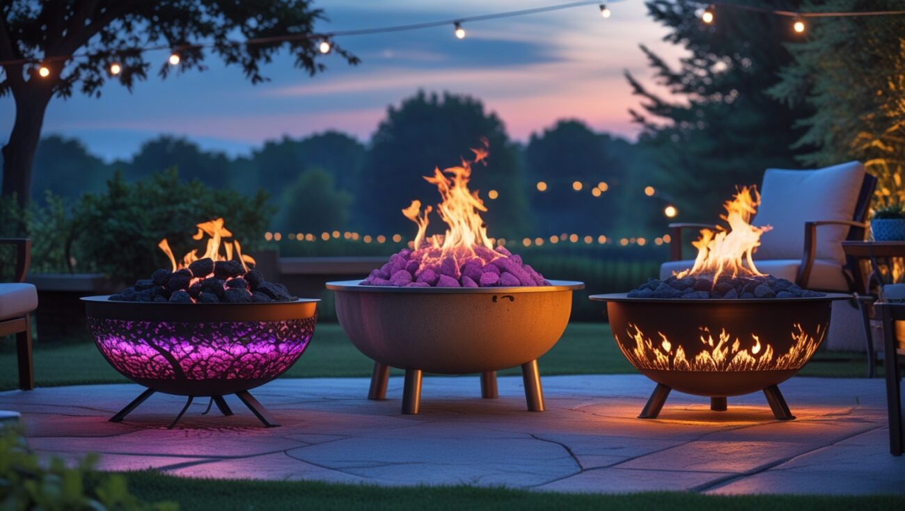 Best Fire Pits with Lava Rocks or Decorative Stones