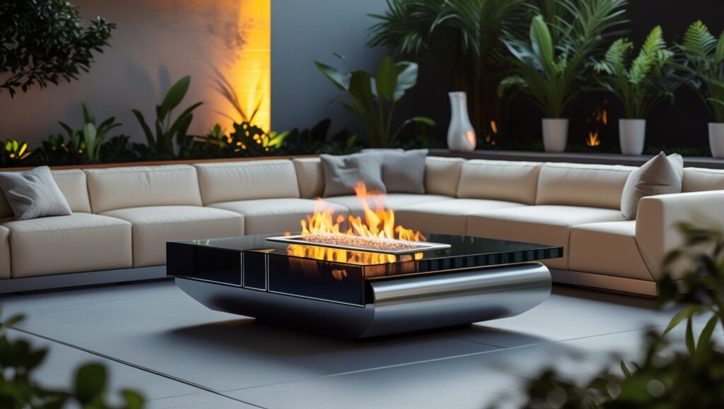 Best Modern Fire Pits That Double as Coffee Tables