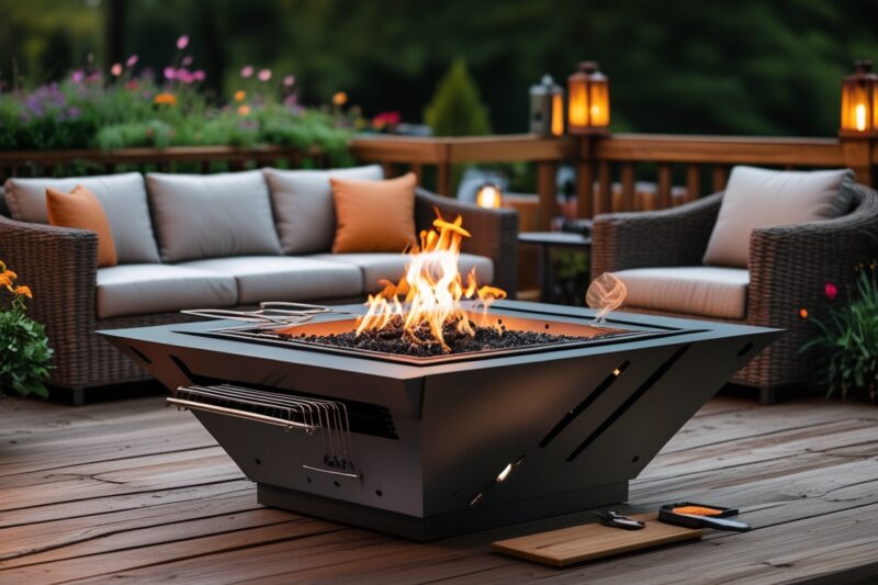 Top Fire Pits That Come with Grill Racks for Cooking