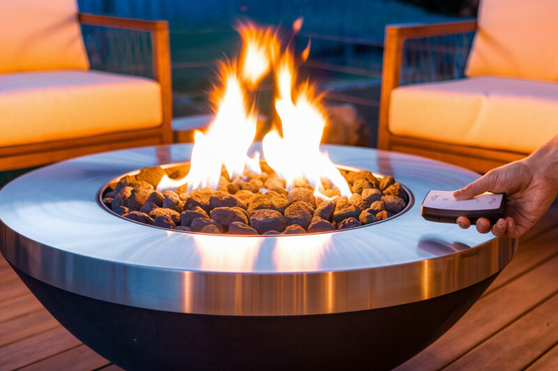 Best Fire Pits with Auto-Ignition and Lava Rocks for Easy Outdoor Heat